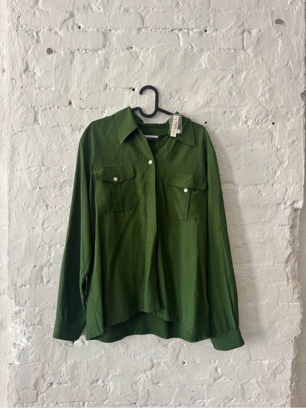 Alexa Chung x Madewell Olive Green Button-Down Shirt